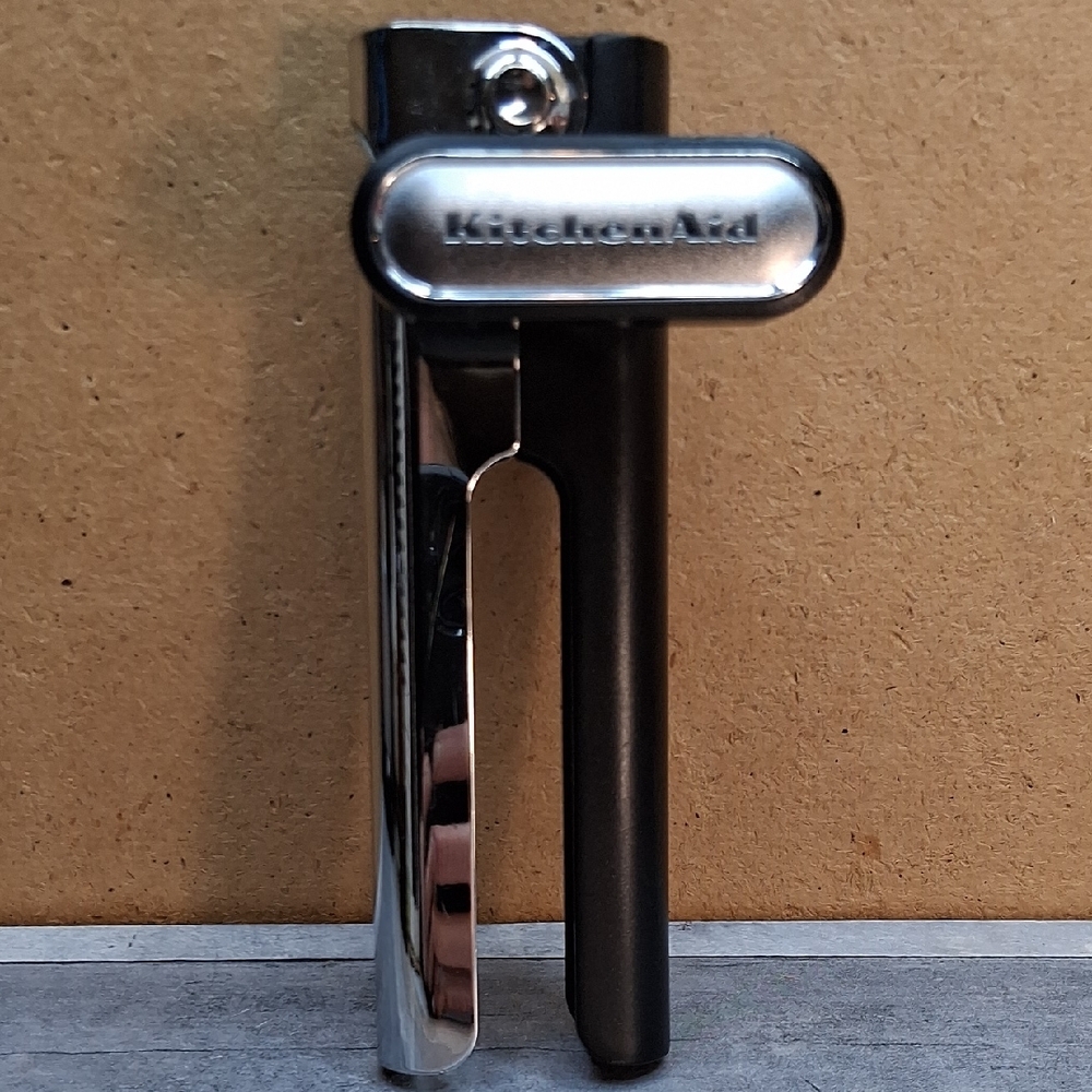 KitchenAid Black and Chrome Manual Can Opener